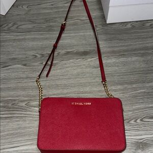 Michael Kors Red Crossbody Bag